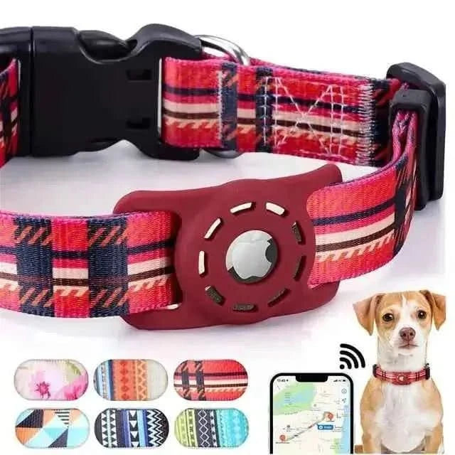Digital Printing Collar for Apple Airtag - Pets Accessories
