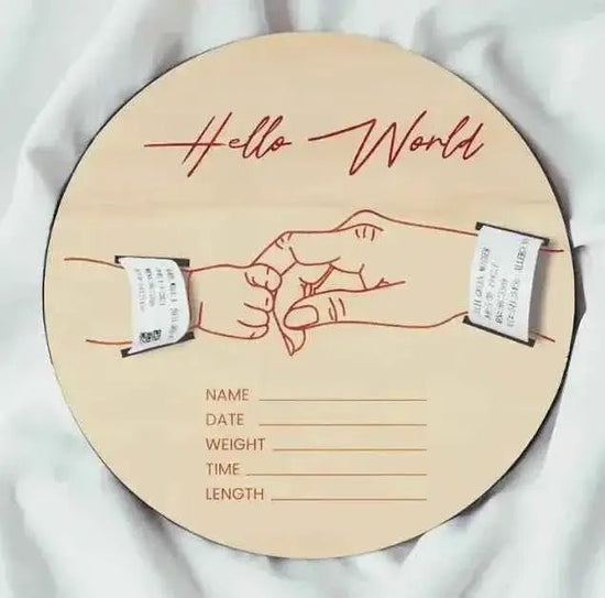 Personalized Baby Wooden Plaque