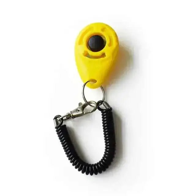 Adjustable Dog Training Clicker with Keychain Strap