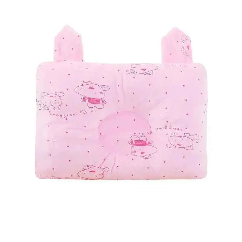 Adjustable Baby Head Shaping Pillow with Cartoon Design
