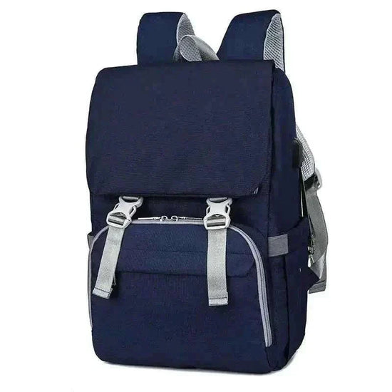 USB Waterproof Multifunctional Backpack for Moms & Babies