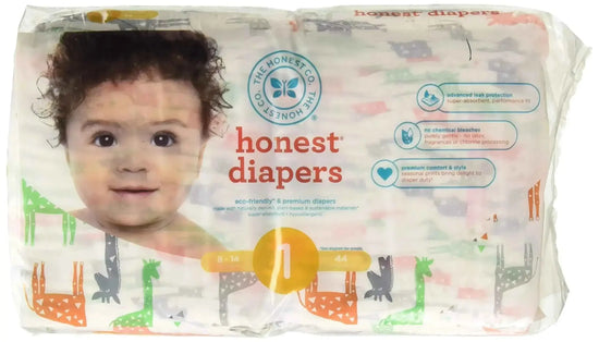 The Honest Company Disposable Diapers Giraffe Size 1 44 Count
